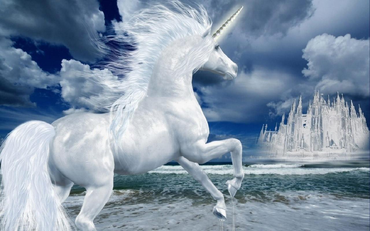 unicorn live wallpaper,unicornio,personaje de ficción,criatura mítica,cielo,melena