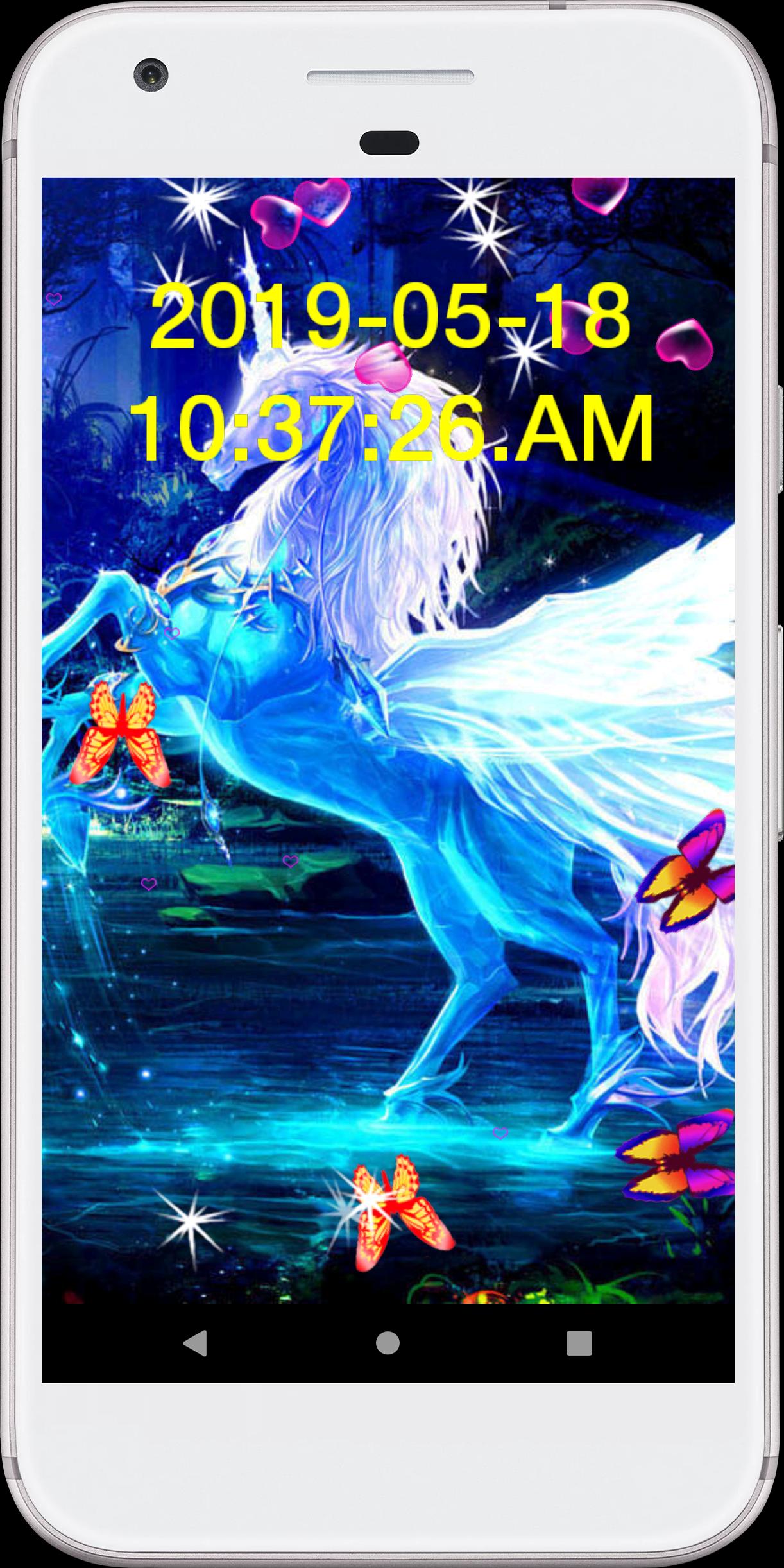 unicorn live wallpaper,fictional character,mythical creature,fiction,unicorn