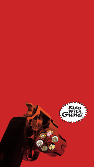 gorillaz iphone wallpaper,red,illustration,fictional character,animation,graphic design