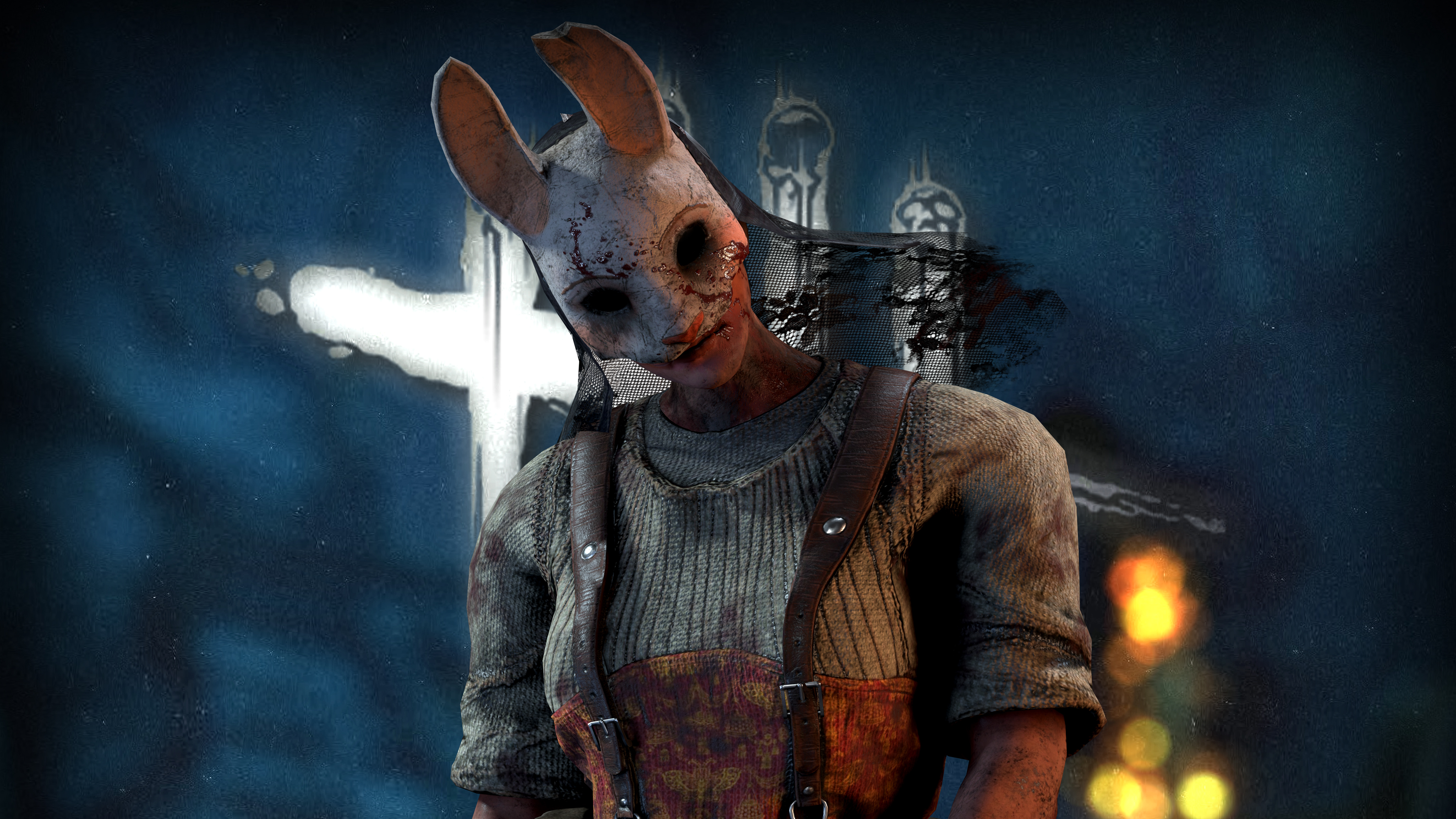 dead by daylight wallpaper,fictional character,screenshot,pc game,fiction,digital compositing