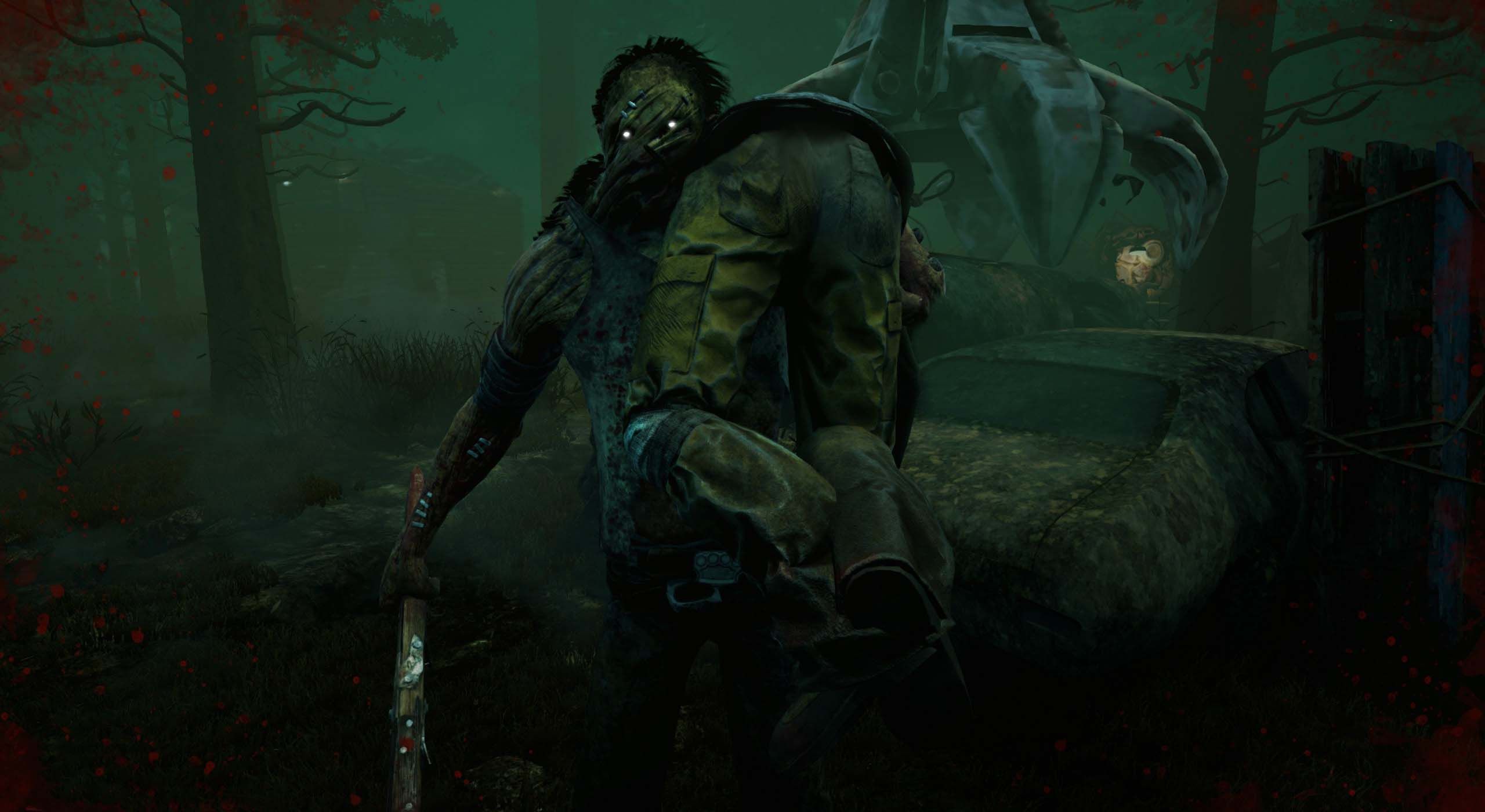dead by daylight wallpaper,action adventure game,pc game,adventure game,digital compositing,fictional character