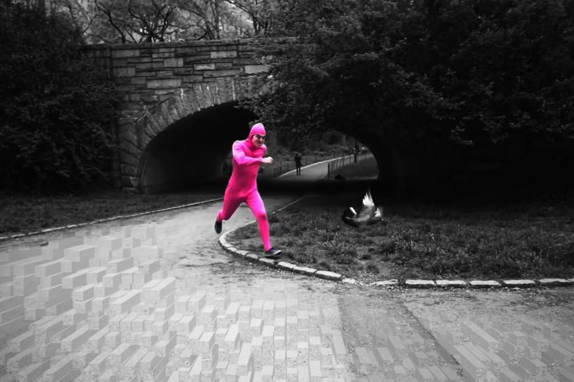 pink guy wallpaper,pink,asphalt,recreation,photography,road