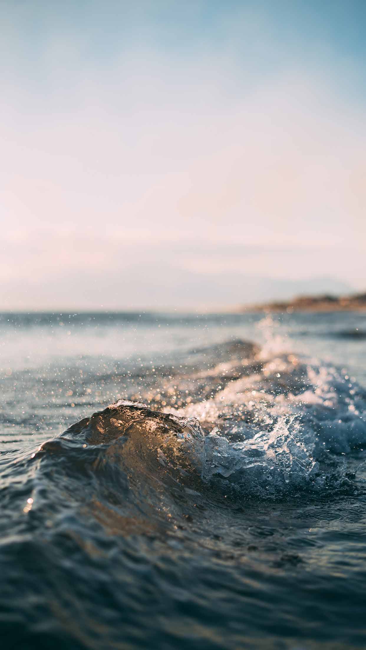 ocean iphone wallpaper,wave,sea,body of water,water,horizon