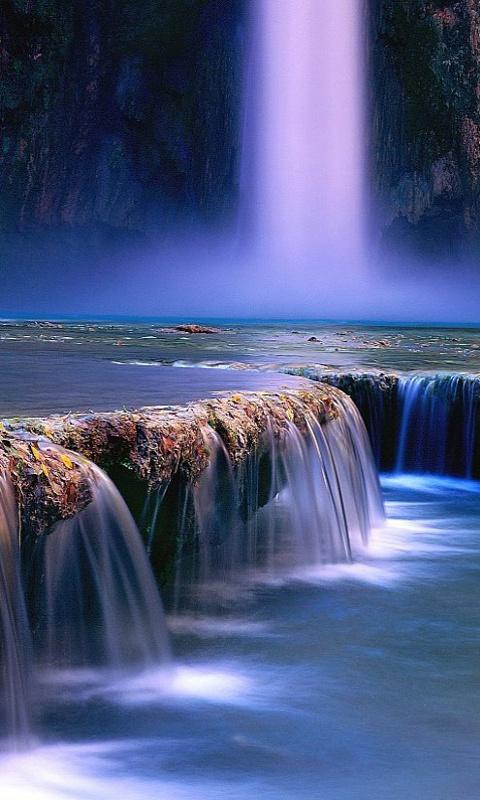 gallery live wallpaper,waterfall,water resources,natural landscape,body of water,nature
