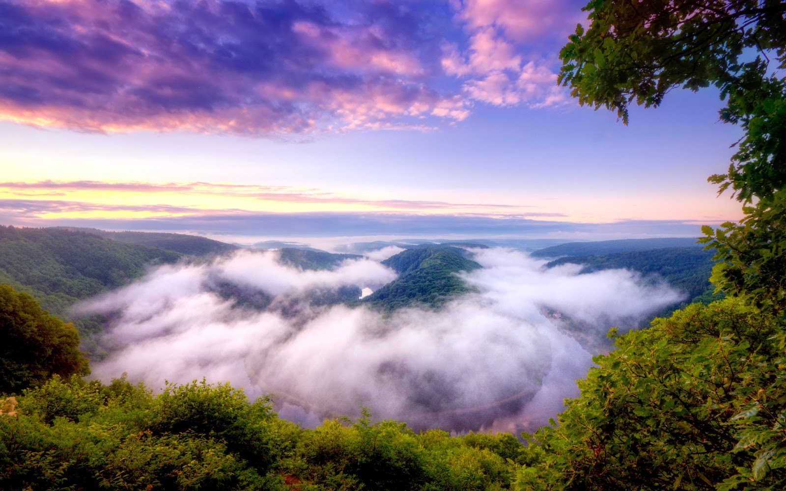 自然のシーンの壁紙,空,自然,自然の風景,雲,朝