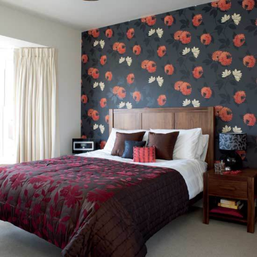 wallpaper for bedroom walls designs,bedroom,bed,room,furniture,bed sheet