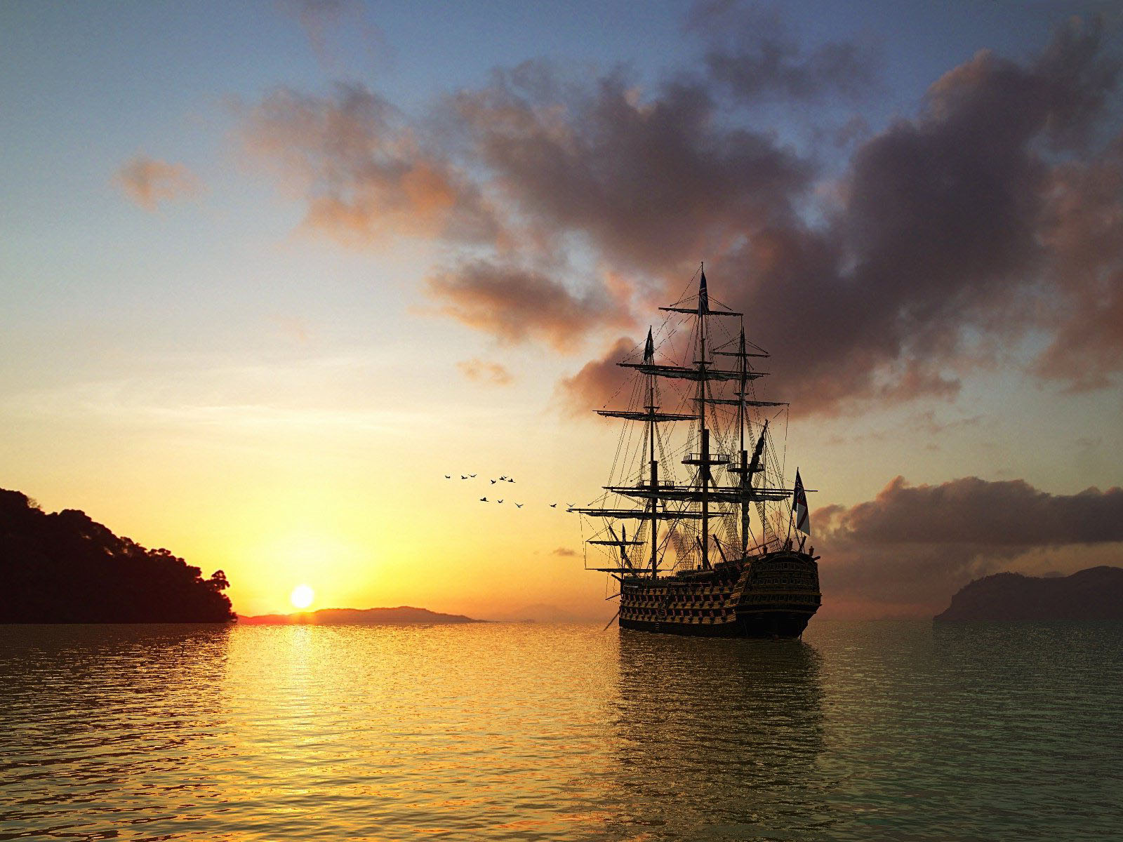 schiffstapete hd,himmel,boot,fahrzeug,segelschiff,ruhe