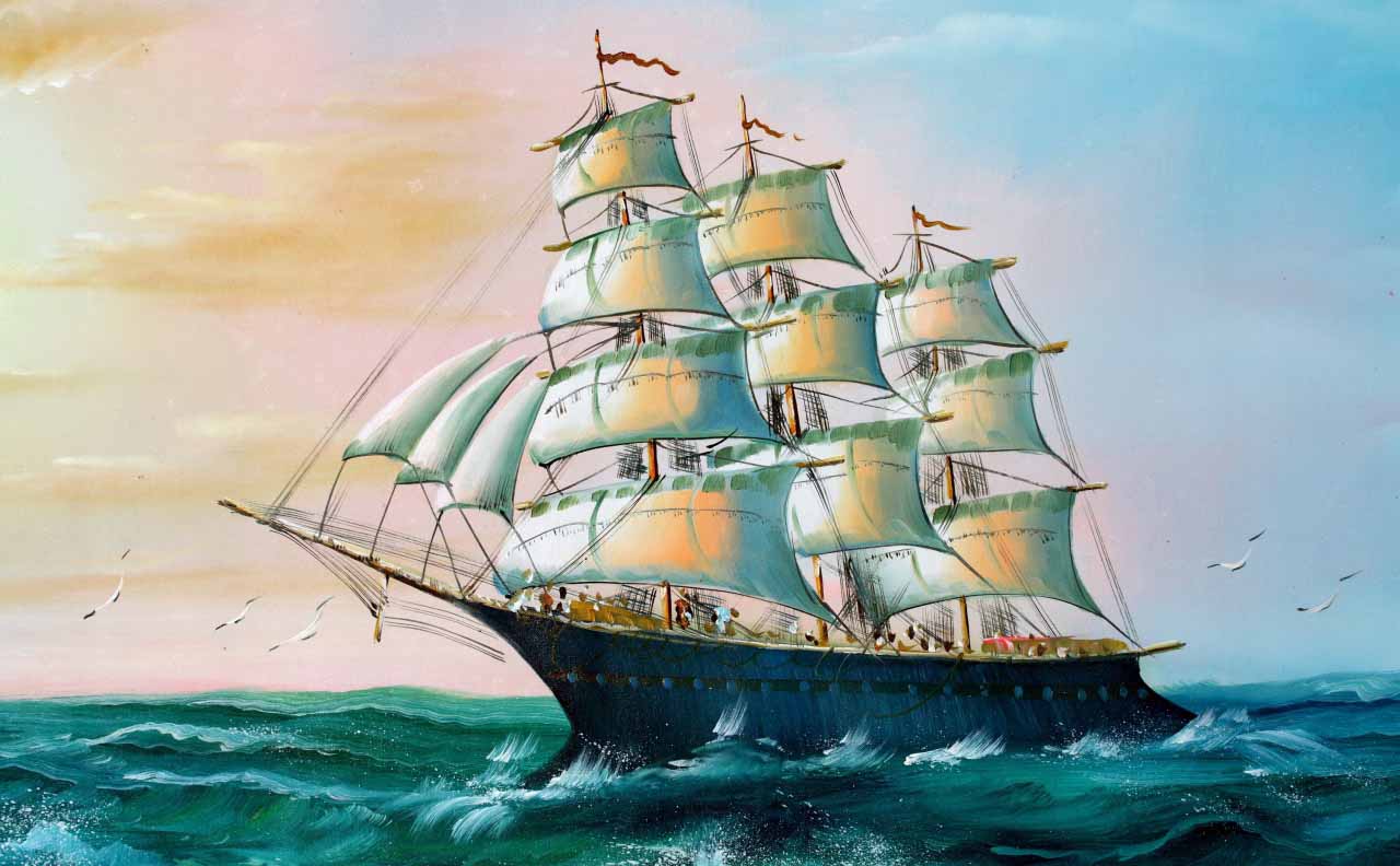 ship wallpaper hd,vehicle,sailing ship,full rigged ship,clipper,tall ship
