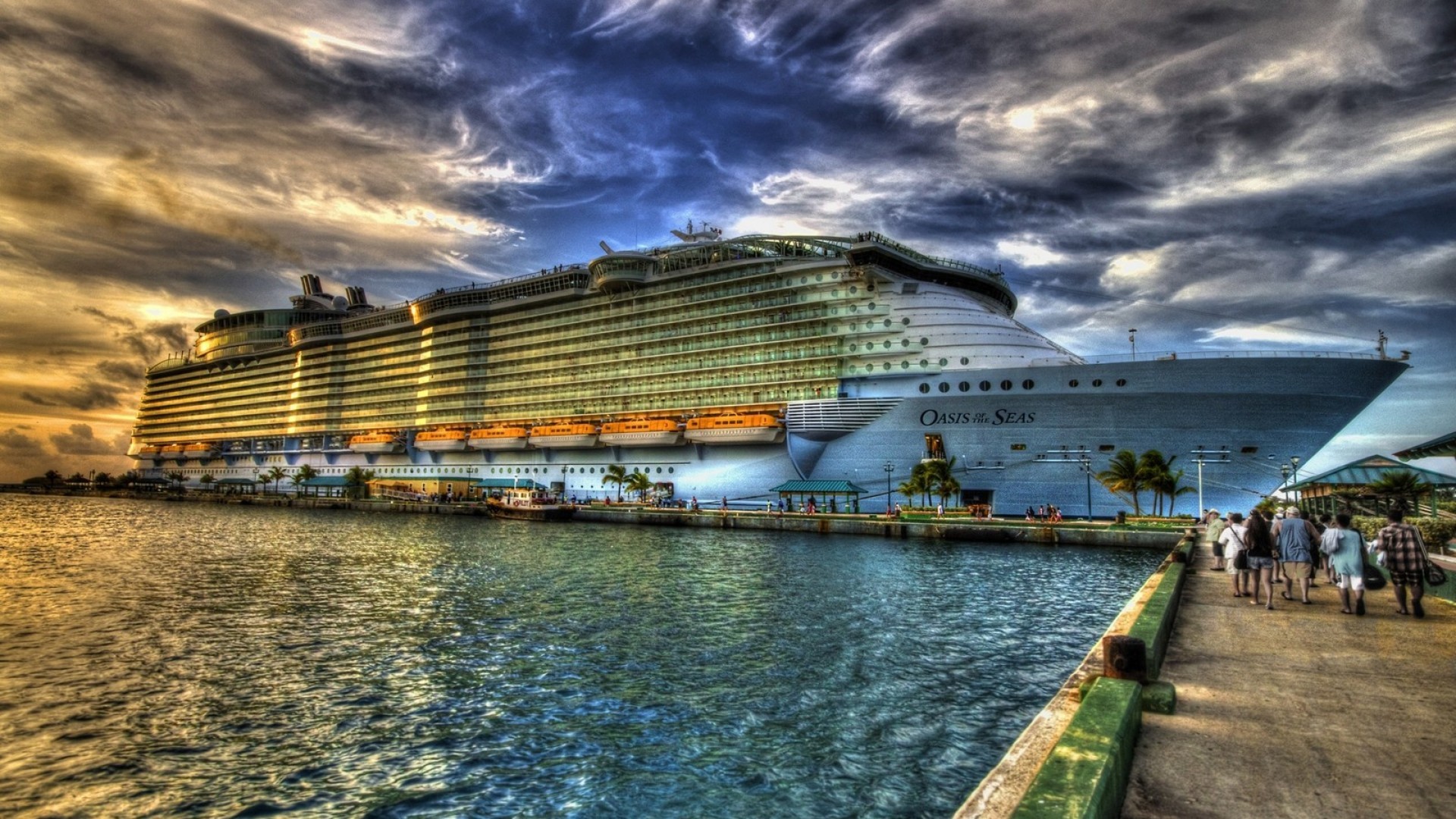 fond d'écran de navire hd,ciel,architecture,bateau de croisière,nuage,véhicule