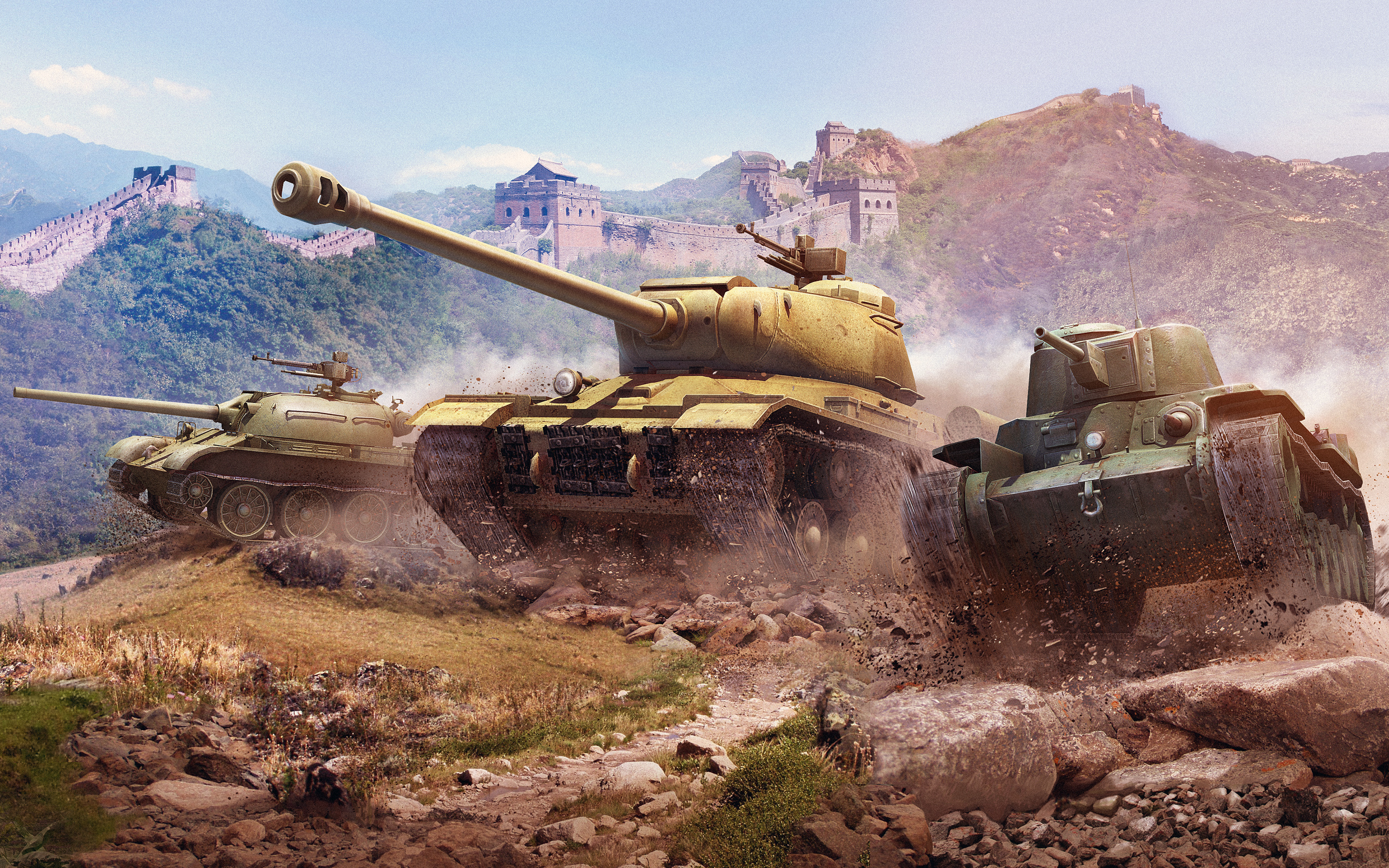 world of tanks wallpaper,tank,combat vehicle,self propelled artillery,vehicle,strategy video game