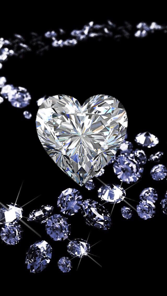 블링 벽지,다이아몬드,심장,보석,정물 사진,심장