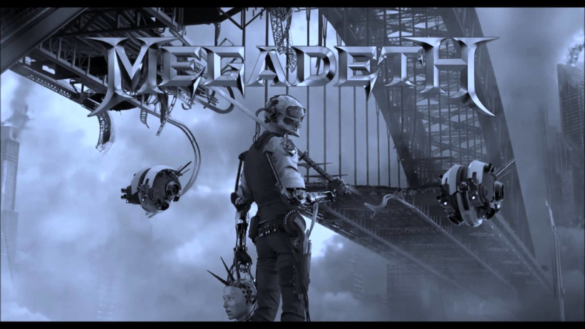 megadeth wallpaper,action adventure game,digital compositing,black and white,fictional character,pc game