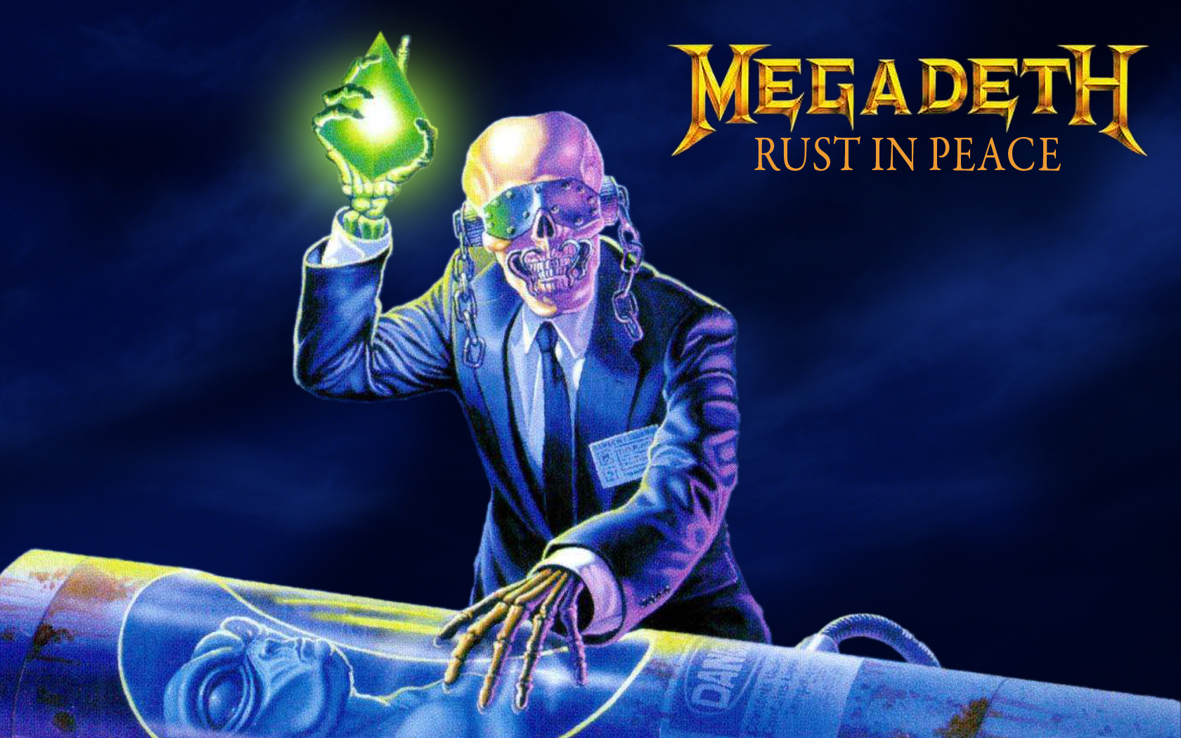 megadeth wallpaper,graphic design,supervillain,fictional character,games,performance