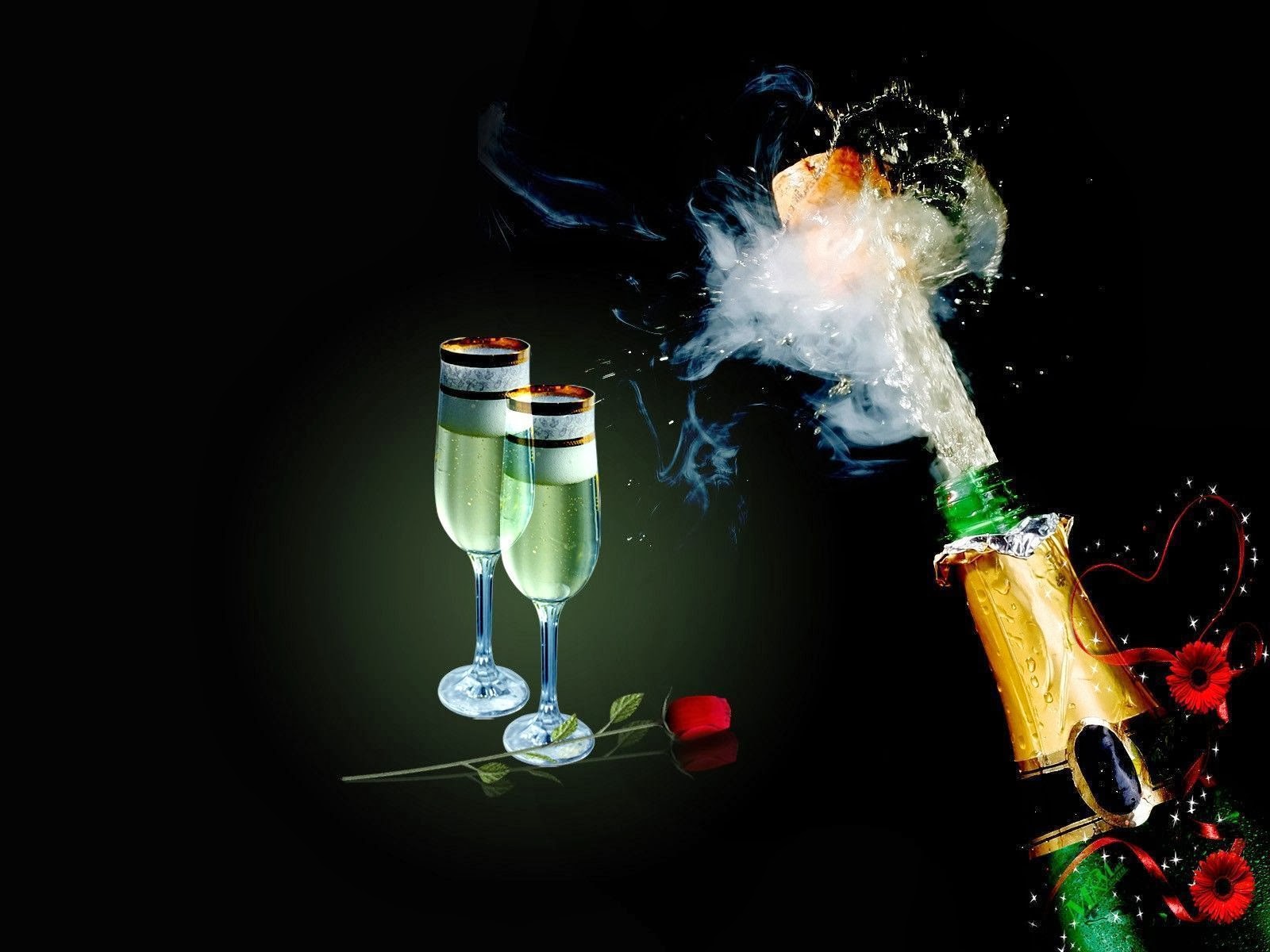 シャンパン壁紙,アルコール,ドリンク,煙,シャンパンの脚付きグラス,シャンパン