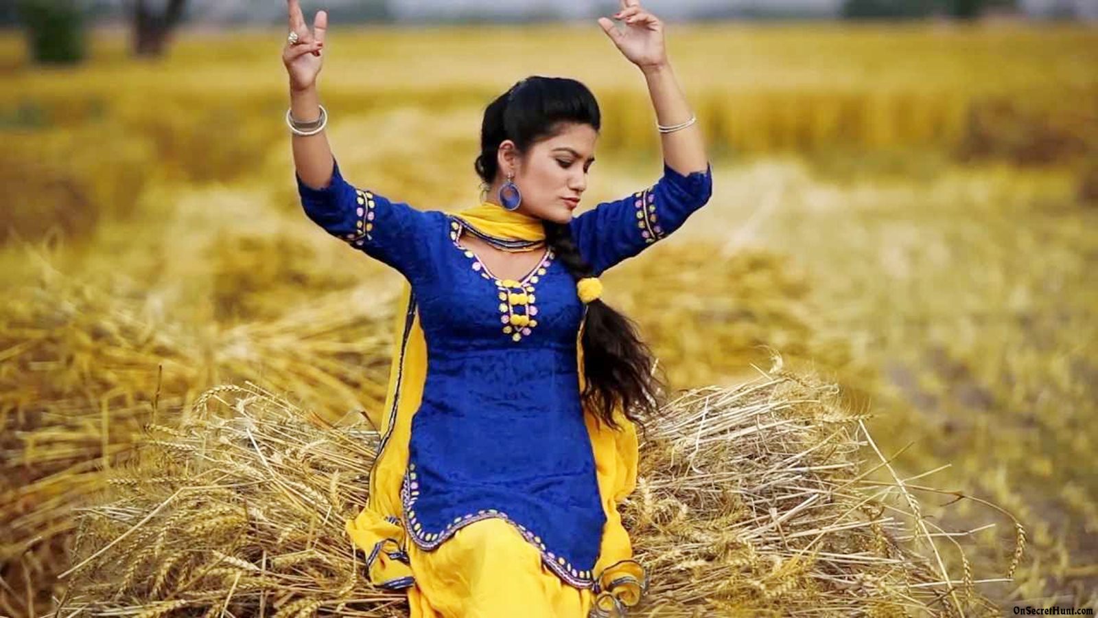 beautiful punjabi girl wallpaper,people in nature,facial expression,happy,fun,smile