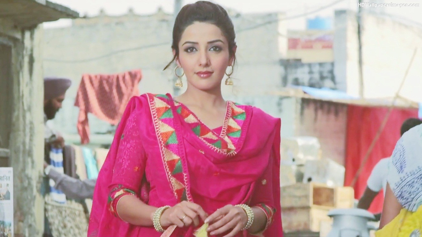 beautiful punjabi girl wallpaper,pink,sari,magenta,neck,textile