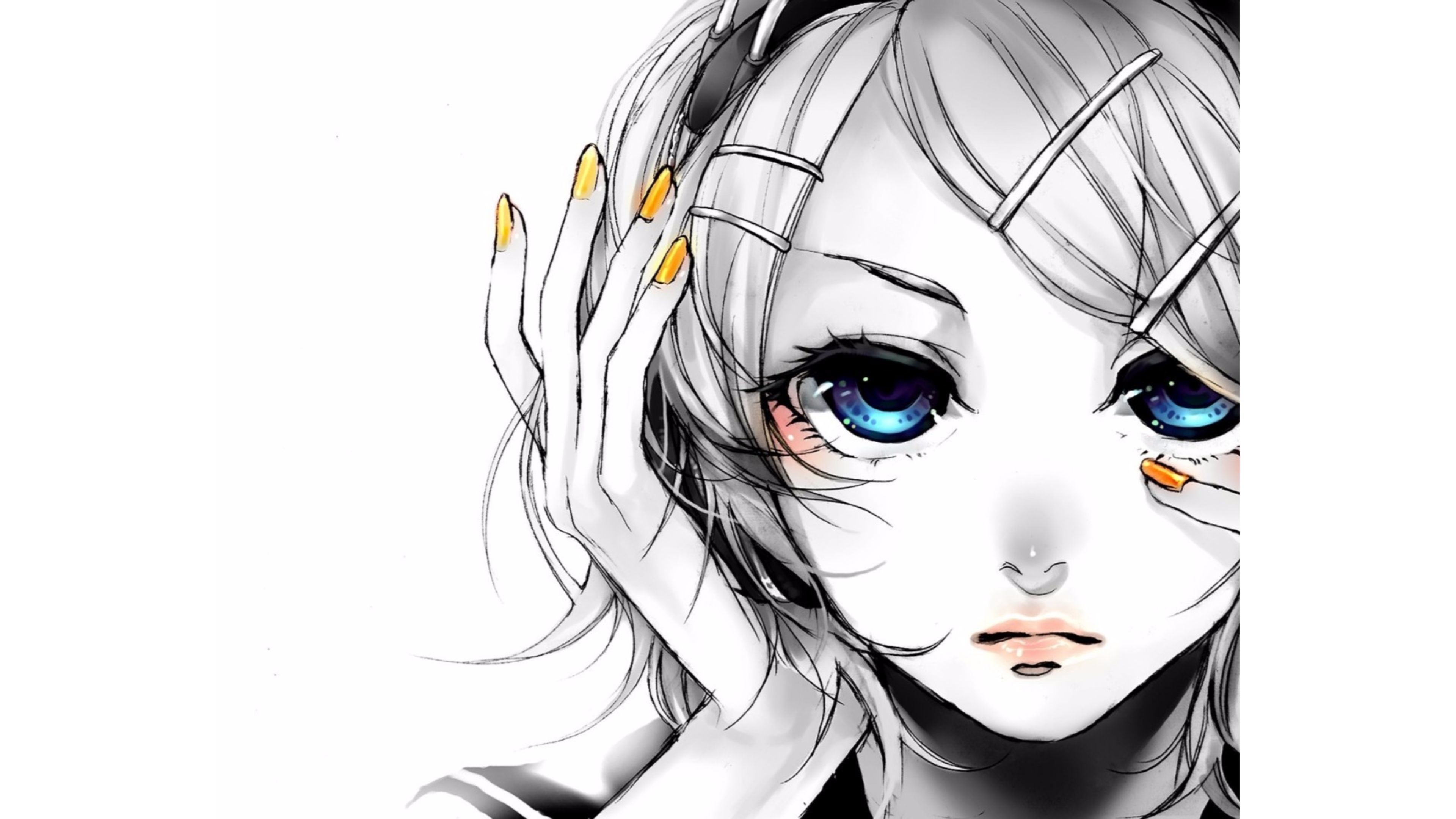 sad anime wallpaper,face,head,cartoon,nose,illustration