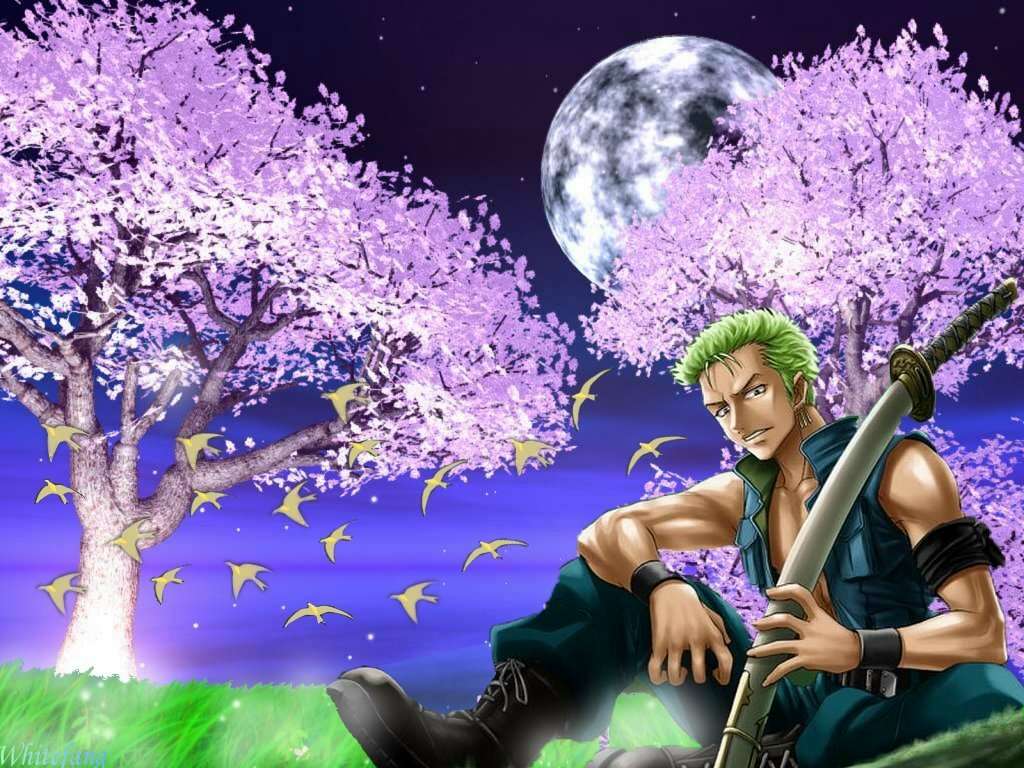 One Piece Zoro Wallpaper Cg Artwork Illustration Fictional Character Art Black Hair Wallpaperuse