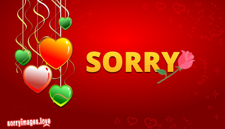 sorry wallpaper download,heart,red,font,valentine's day,text