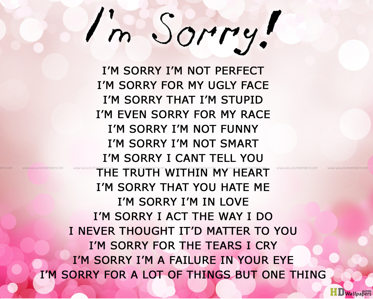 sorry wallpaper download,text,pink,font,happy,love