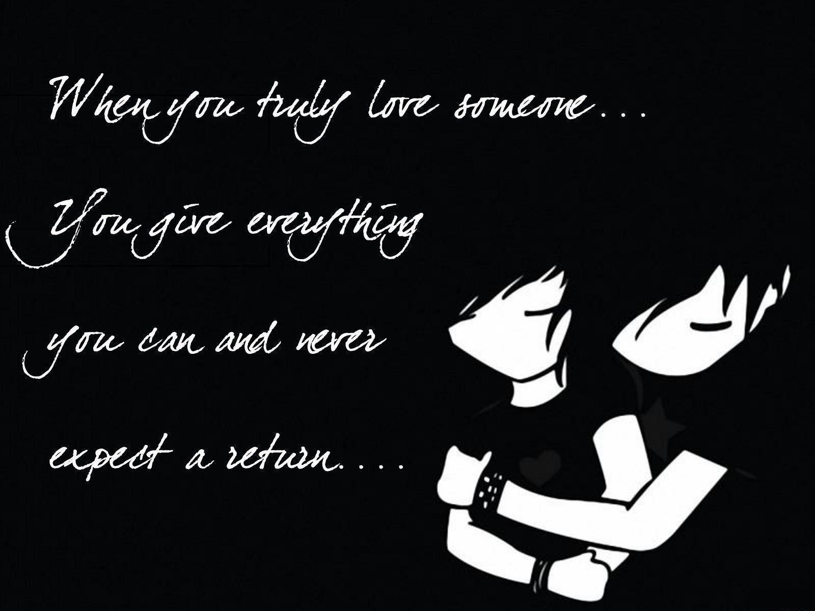 sad love story wallpaper,text,font,cartoon,friendship,black and white