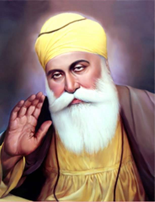 guru nanak dev ji fond d'écran,gourou,moustache,dastar,sourire