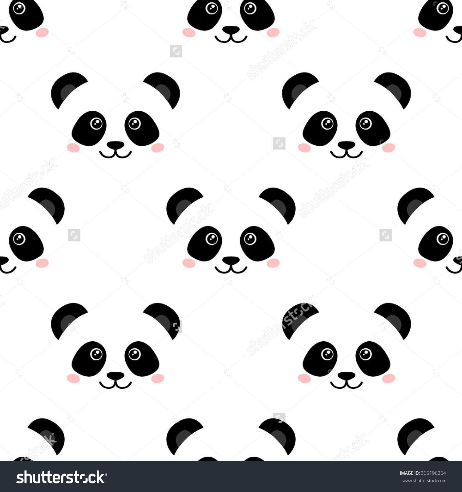 fond d'écran panda lucu,noir et blanc,clipart,conception,museau,patte