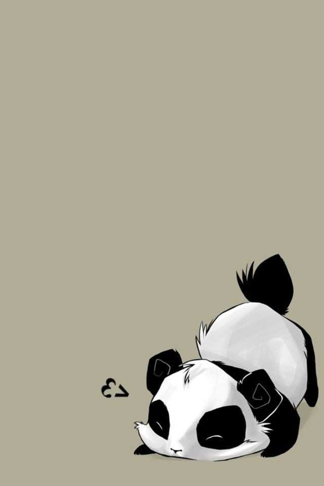 wallpaper panda lucu,cartoon,panda,illustration,snout,art