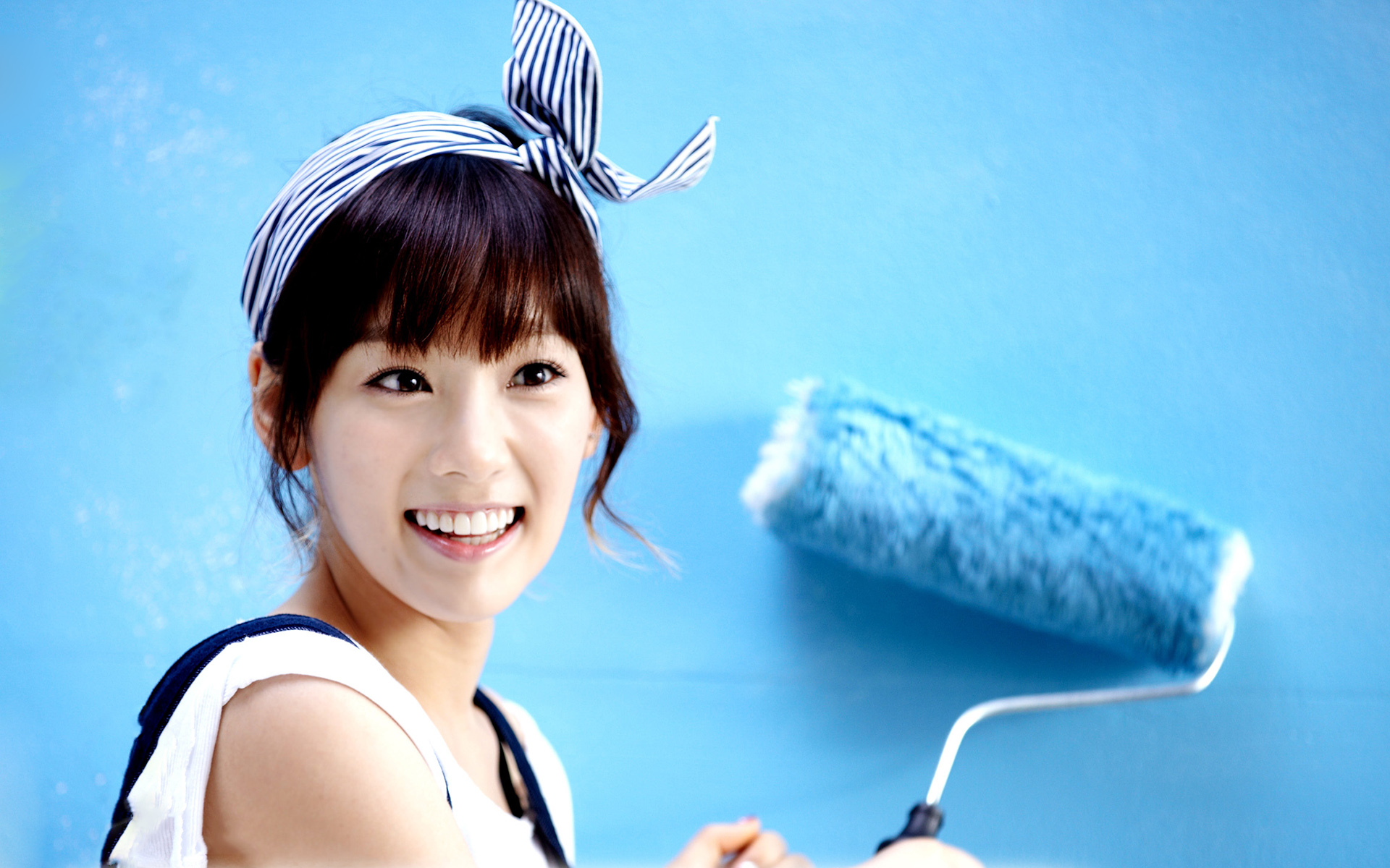한국 소녀 벽지,귀,미소,행복
