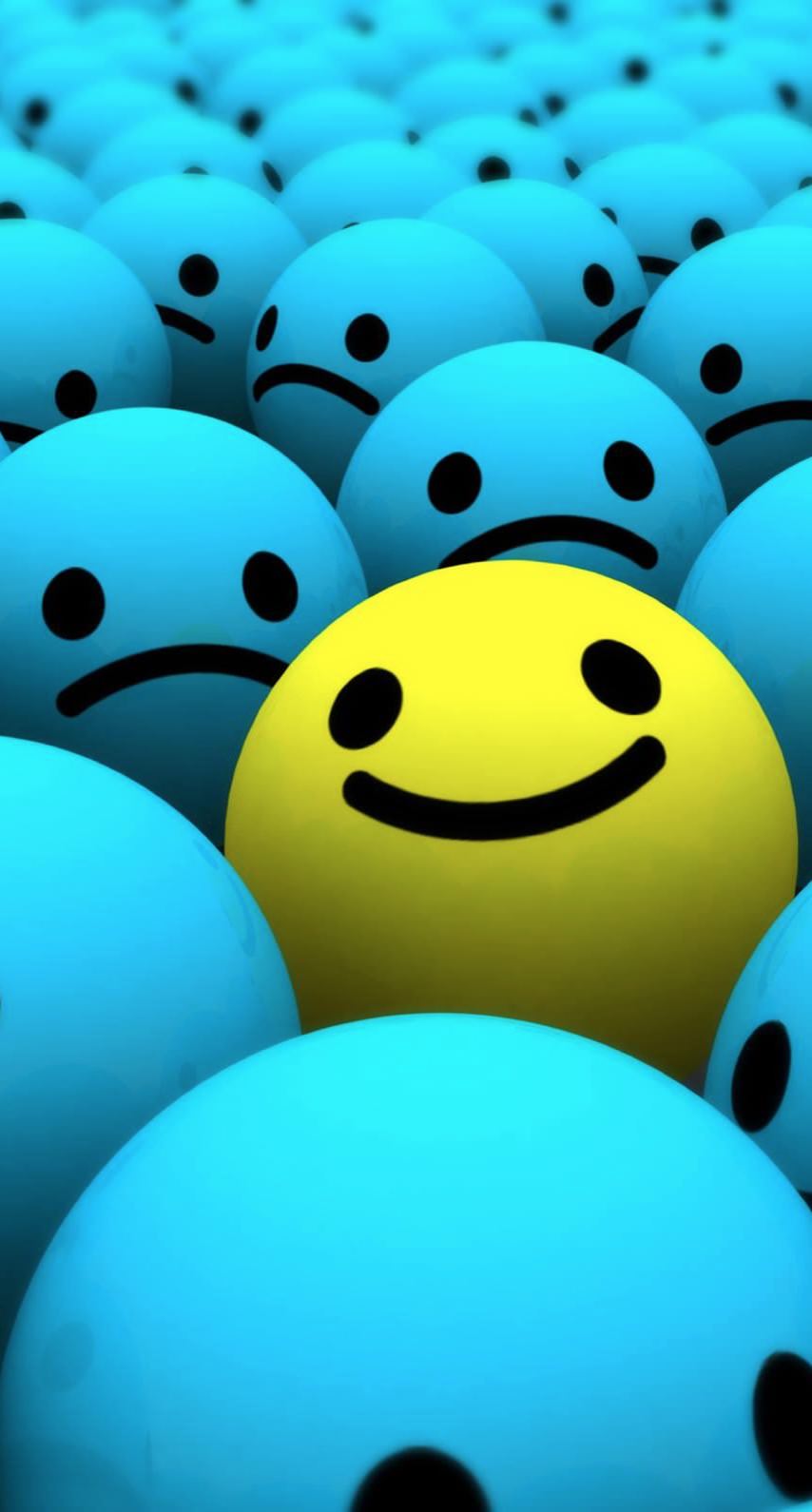 fondo de pantalla de gambar whatsapp,emoticon,azul,sonrisa,agua,amarillo