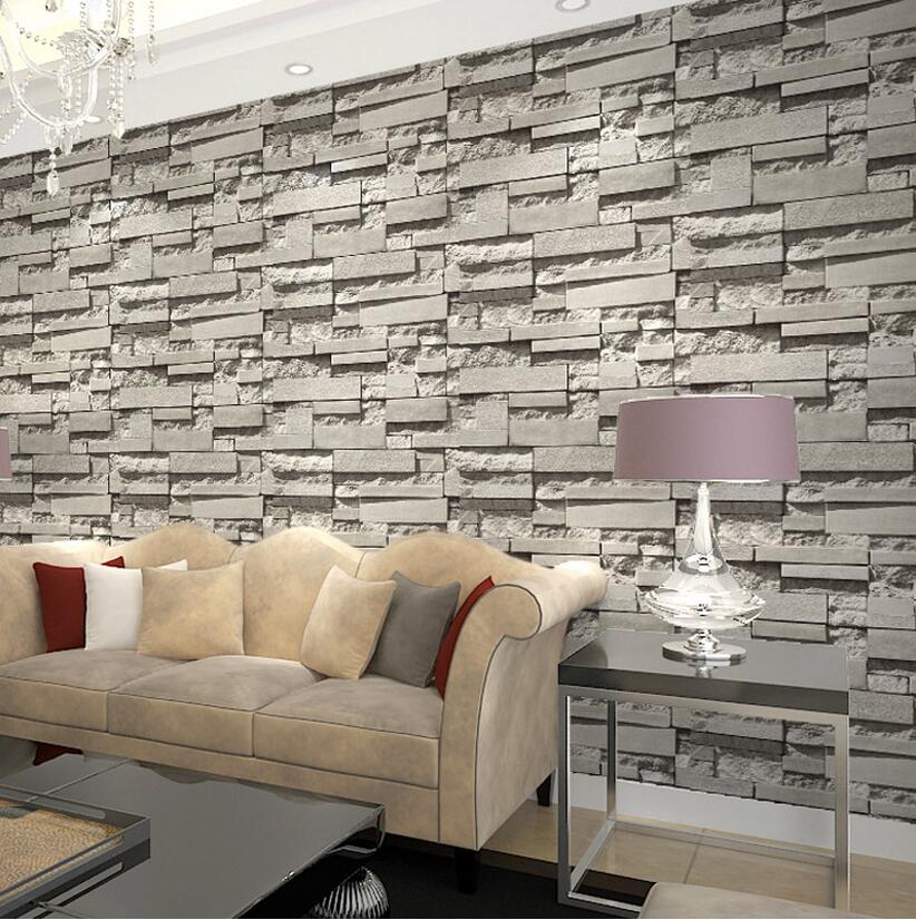 conception de papier peint 3d,brique,mur,mur de pierre,fond d'écran,salon