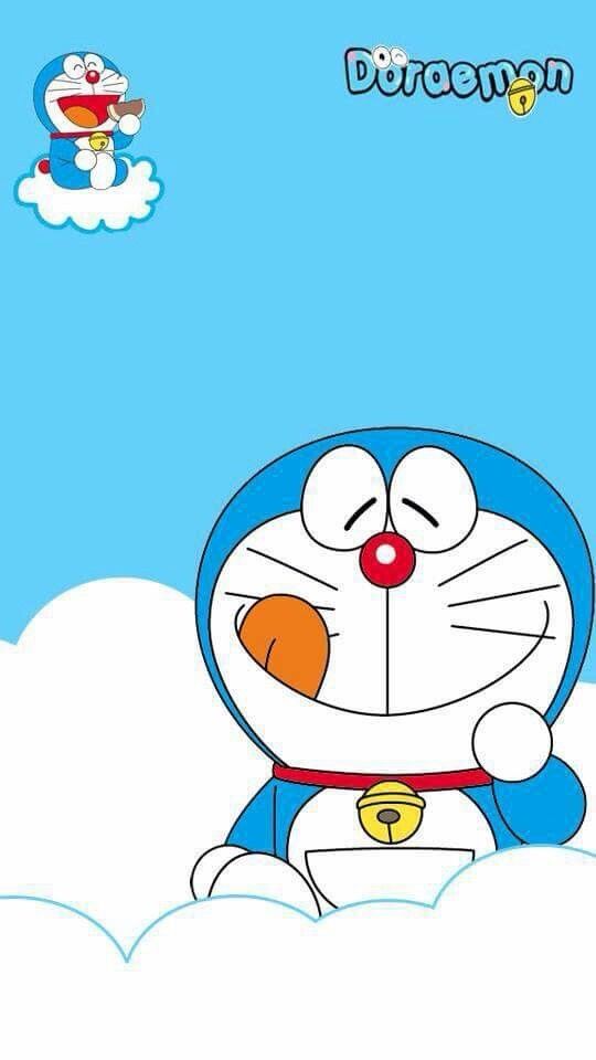 gambar wallpaper doraemon,cartoon,clip art,illustration,fictional character