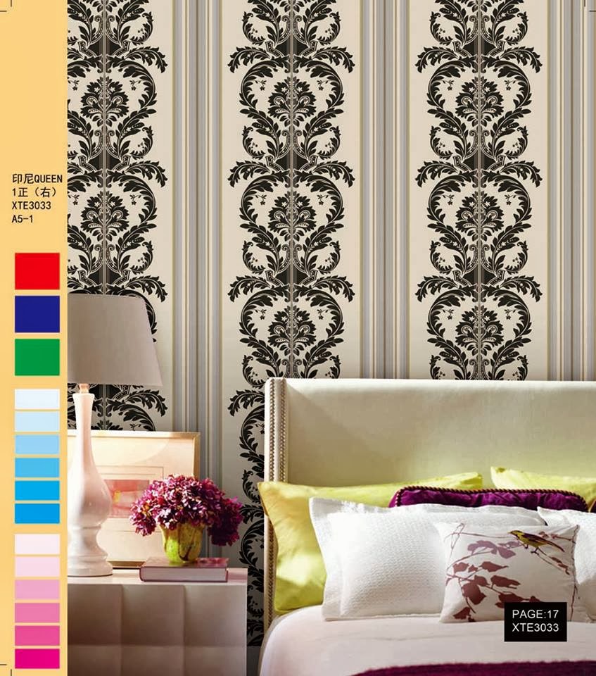 wallpaper dinding kamar tidur romantis,curtain,interior design,room,wall,living room