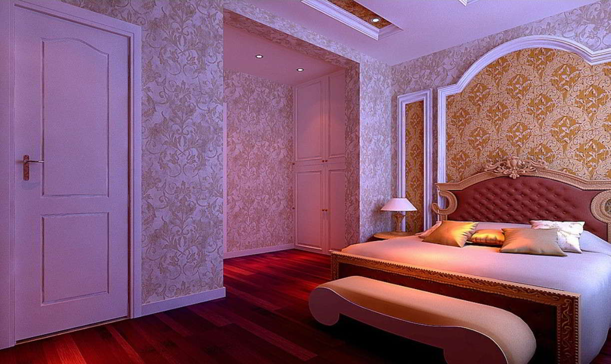wallpaper dinding kamar tidur romantis,room,wall,wallpaper,interior design,bedroom