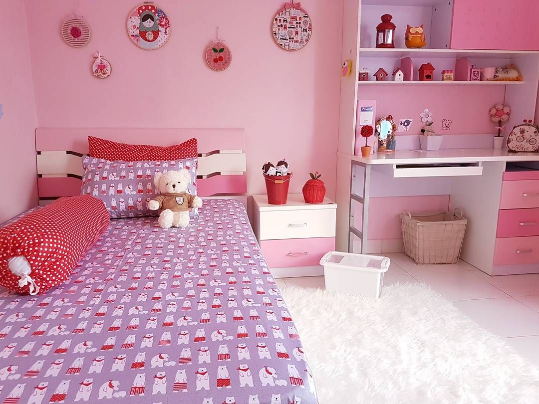 壁紙dinding kamar tidur romantis,寝室,ピンク,ルーム,ベッド,ベッドシーツ