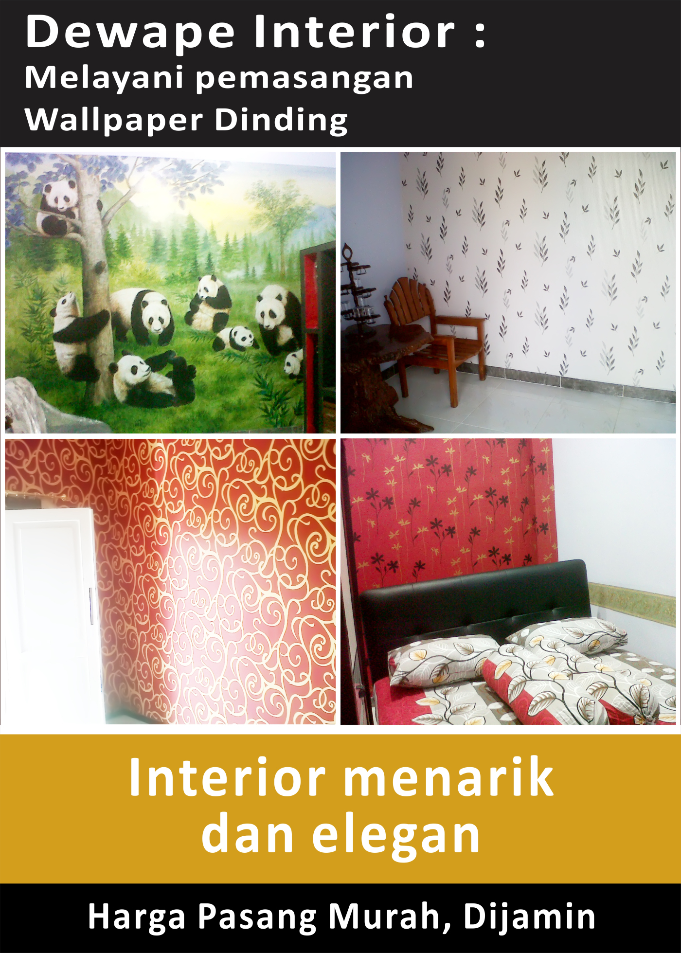 wallpaper dinding kamar tidur romantis,text,room,organism,furniture,font