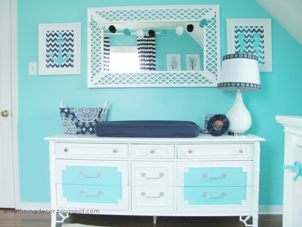 wallpaper dinding kamar tidur romantis,blue,furniture,chest of drawers,aqua,turquoise