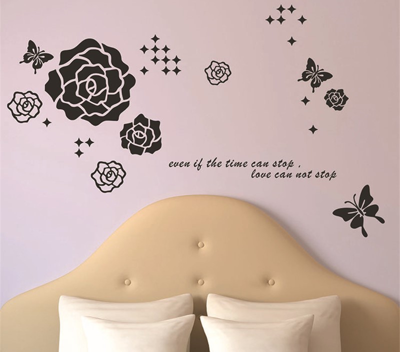 tapete dinding kamar tidur romantis,wand,wandaufkleber,hintergrund,schriftart,aufkleber