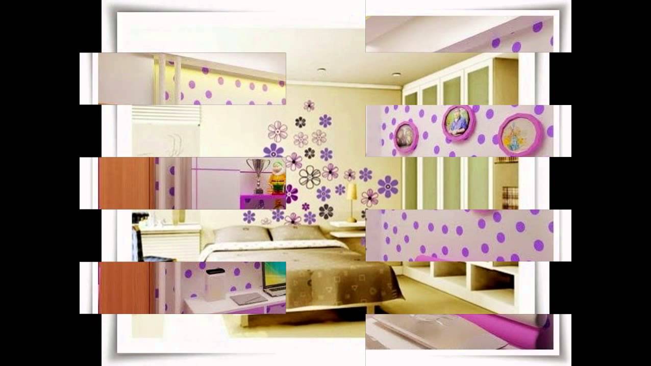 carta da parati dinding kamar tidur romantis,interior design,camera,lilla,viola,mobilia