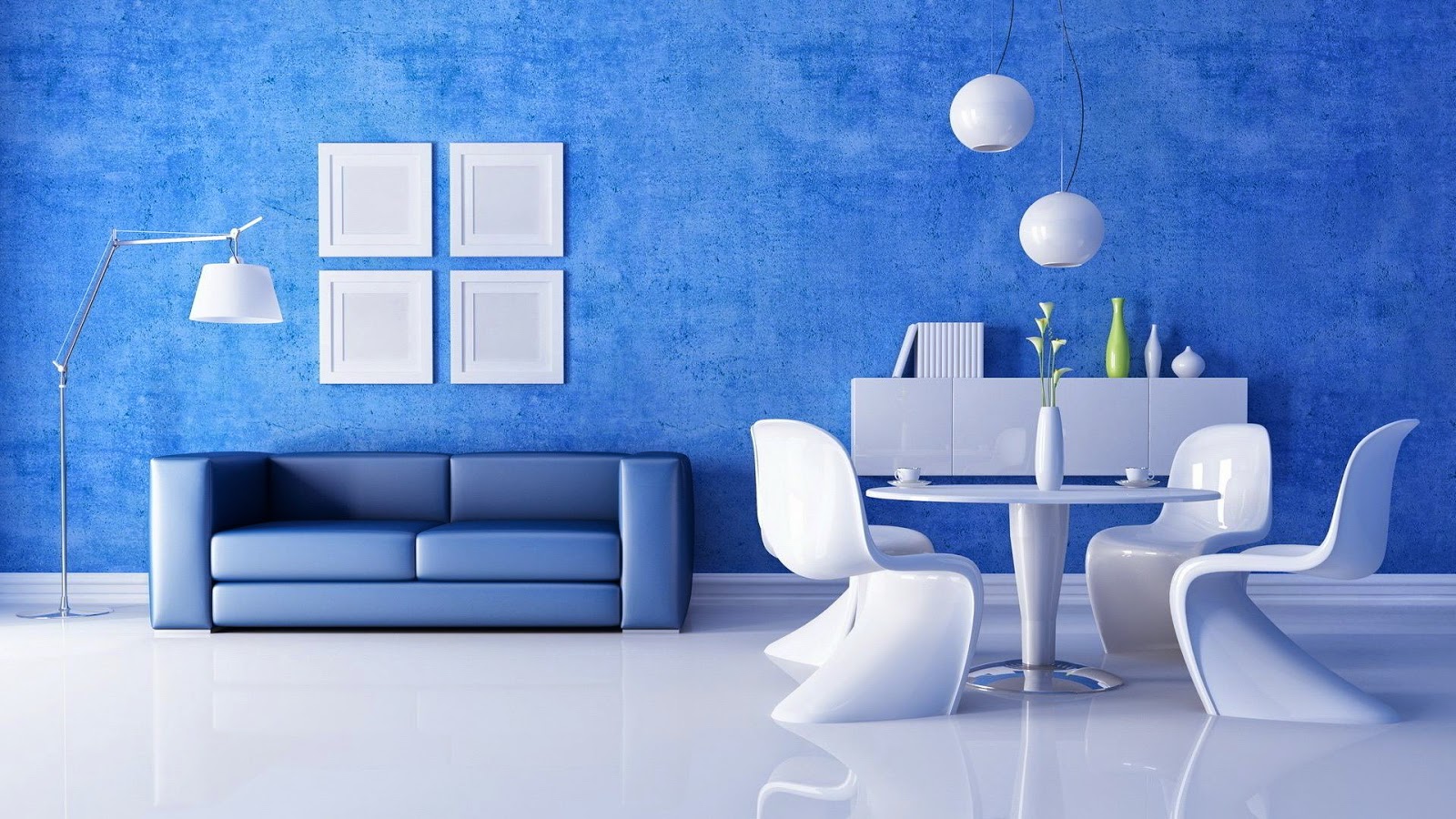 壁紙dinding kamar tidur romantis,青い,リビングルーム,ルーム,製品,インテリア・デザイン