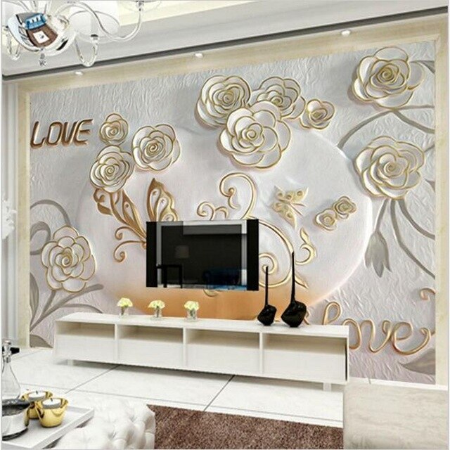 wallpaper dinding kamar tidur romantis,wall,wallpaper,living room,room,furniture