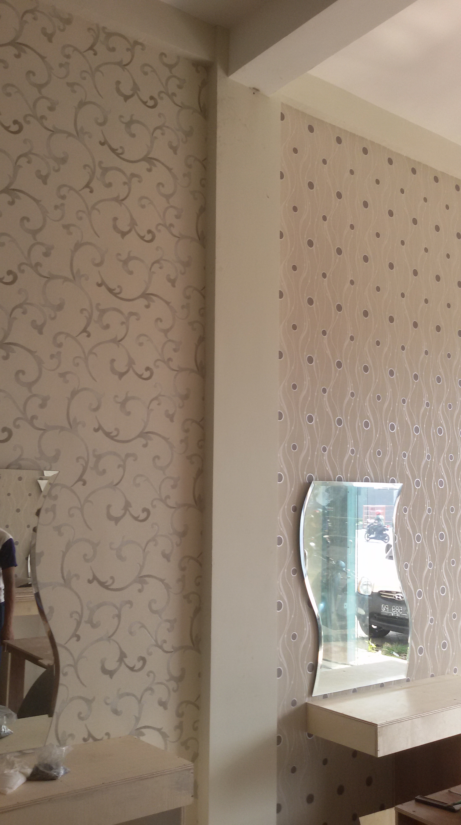 壁紙dinding kamar tidur romantis,壁,タイル,ルーム,壁紙,インテリア・デザイン