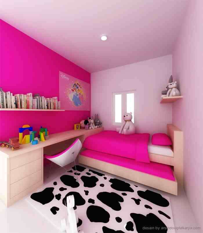 wallpaper dinding kamar tidur romantis,bedroom,room,pink,furniture,interior design