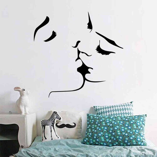 Couple Wall Stickers For Bedroom WallpaperUse