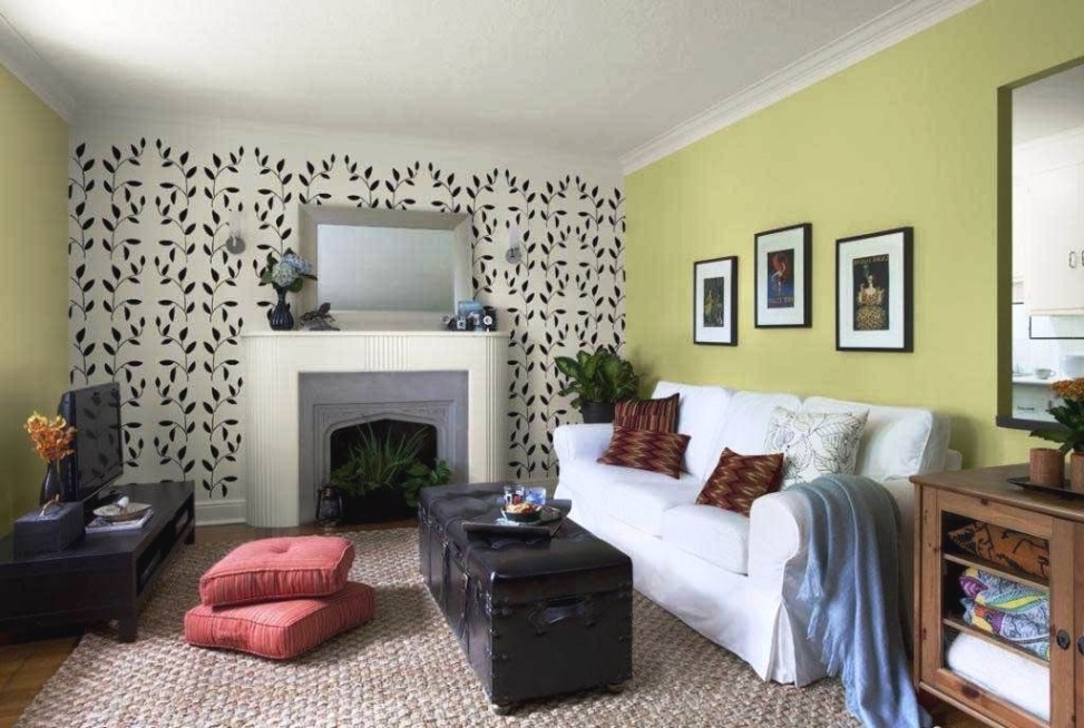papier peint dinding ruang tamu minimalis,salon,chambre,meubles,propriété,design d'intérieur