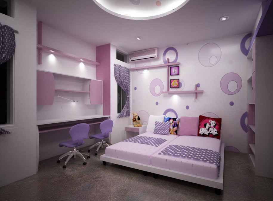 wallpaper kamar anak,violet,room,purple,interior design,bedroom