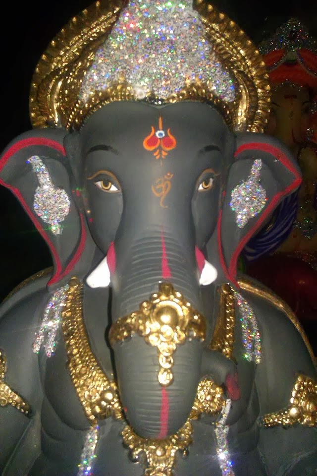 ganapathi wallpaper,elephant,elephants and mammoths,indian elephant,temple,metal
