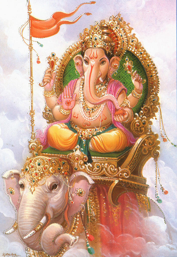 ganapathi tapete,mythologie,kunst,gemälde,illustration,hindu tempel