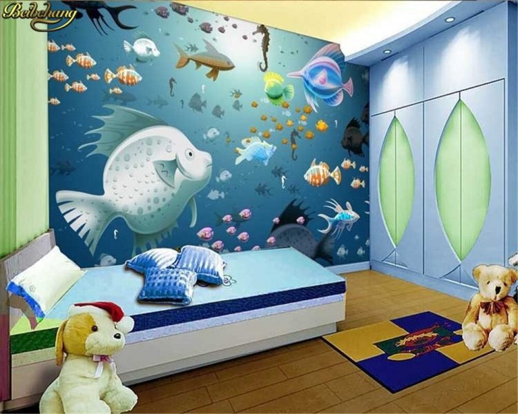 wallpaper kamar anak,wallpaper,wall,room,mural,interior design