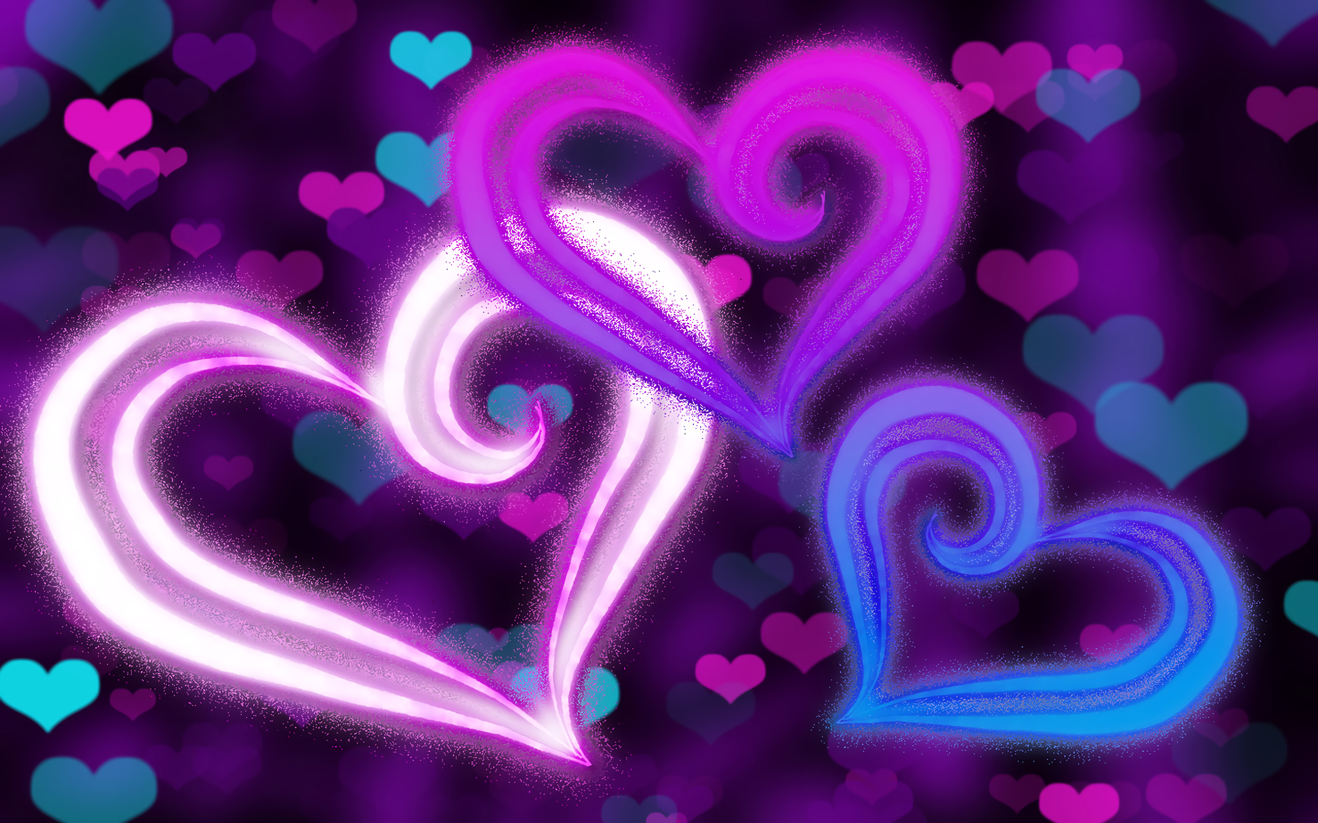 ピンクと紫の壁紙,紫の,心臓,バイオレット,ピンク,愛